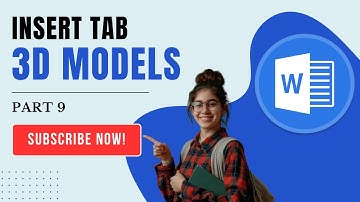 How to Insert 3D Models in Microsoft Word: A Complete Guide By Somotech