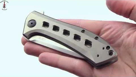 0801Ti with Titanium handle and Deploy with S35VN steel by Zero Tolerance Knives