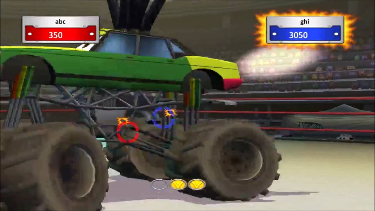 Cars Toons: Mater's Tall Tales - Monster Truck Mater Part 3 - Wrestle ...