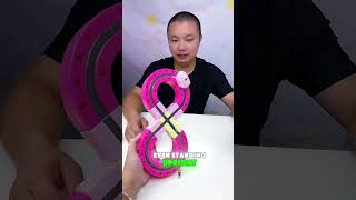 🚂🛤️😄 Train Track Challenge — Friendship Over Competition! #funny
