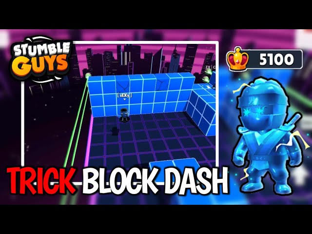 New OP GLITCH Trick Block Dash😳🔥, Winning 6000 CROWN, Stumble Guys, Real-Time  Video View Count