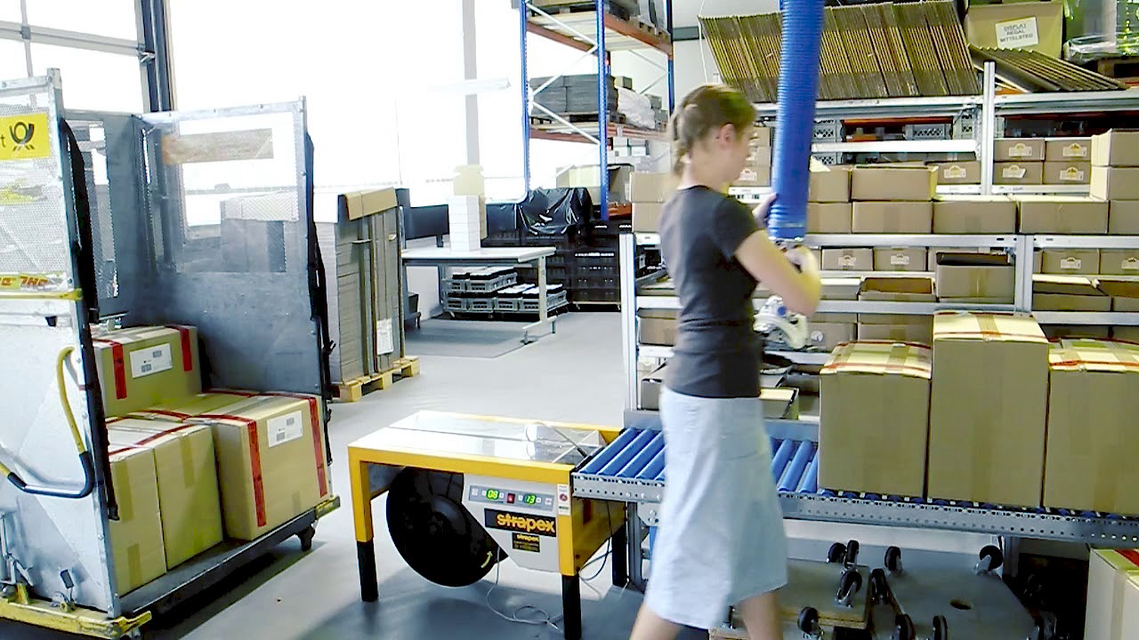 Vakuumheber VacuQuickLift: Schlauchheber für Kartonagen