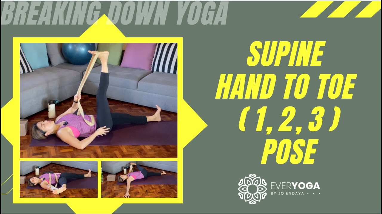 Reclining Hand-to-Big-Toe Pose (Supta Padangusthasana): Step by Step -  YogaHood