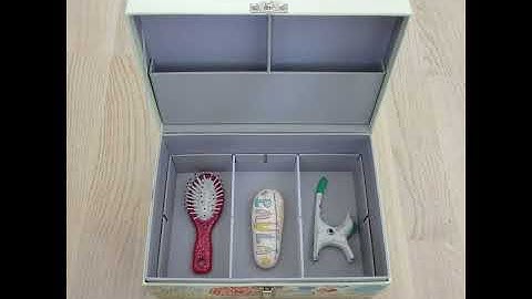 A baby shower gift delivered in a baby keepsake box.