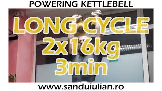 P.t.v - Long Cycle 2X16Kg 3Min Iulian Marian Sandu Iko Ikff Kettlebell Sport