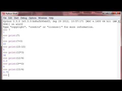 01 Numbers and basic operation in python