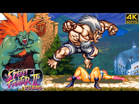 Super Street Fighter II Turbo - Blanka (Arcade / 1994) 4K 60FPS