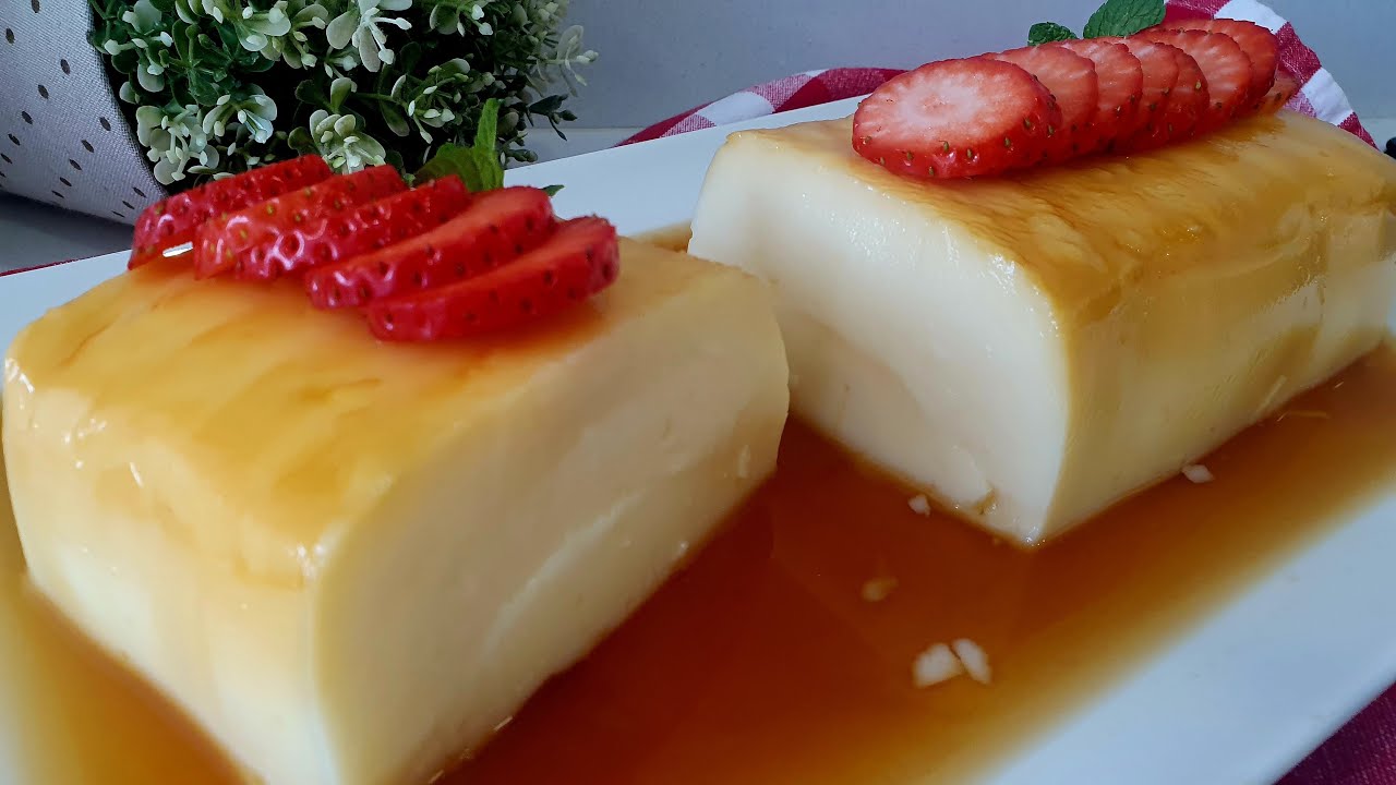Flan de limón SIN HORNO - EN 5 MINUTOS
