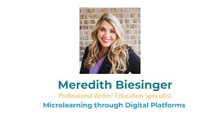 Educator Perspective  Microlearning through Digital Platforms