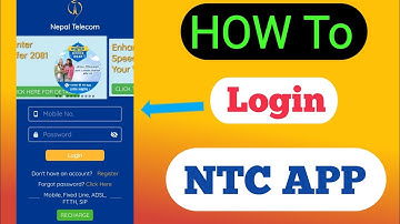 How to register ntc app | How to login ntc app