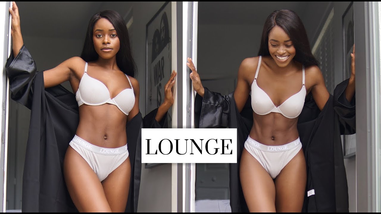 LOUNGE UNDERWEAR TRY ON HAUL!!  trying on some Pant and Bra for