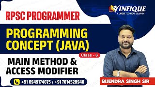 RPSC Programmer Rajasthan | CLASS 06 | PROGRAMMING CONCEPTS OF JAVA BY BIJENDRA SIR | RPSC Updates