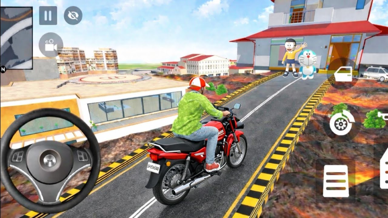 Franklin left his house🥳 and went to doraemon,Nobita house #indiantheftauto #franklin #jack #gaming 