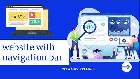 Website With Navigation Bars | Web dev Session | Shubhangi coding and magical world