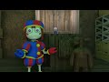 Pomni and Siren Head want to help Pomni's younger brother