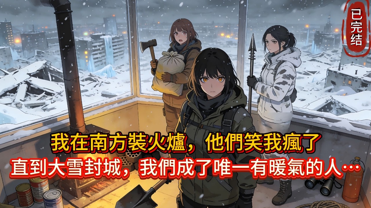 全球冰封末日來襲 ❄️我們靠「預知夢」躲過雪災，卻被大學同學盯上，是敵是友？我們如何活下來？#novel  #comics #小说推荐  #末世  #小說   #完结文 