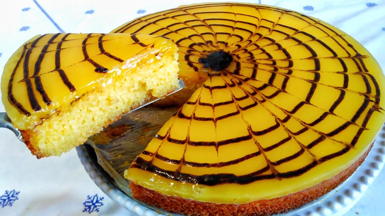 بسبوسة المندرين بالكريمة ببيضتين فقط تدوووب بالفم بمعنى الكلمة