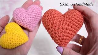 :   .    . Heart crochet