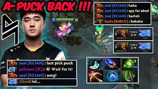 Blacklist.Abed Puck is Back !!! NEW PATCH 7.36 Dota 2  vs BDZ Ready For Riyard Master