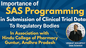 The Role of SAS Programming in Submission of Clinical Trial Data to Regulatory Authorities.