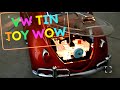 VW vintage 60's battery tin toy repaired Bandai King size 14in.Like subscribe for repair videos.