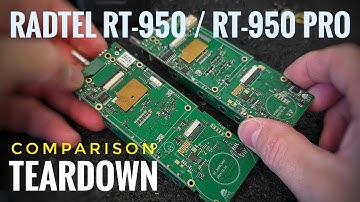 Radtel RT-950 vs. RT-950 PRO: Demontage en vergelijking - IS HET DEZELFDE RADIO??