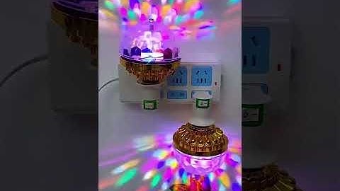 Đèn LED Xoay 7 Màu Chơi Gia Đình Giá Rẻ Cho Các Bác Chơi Tết| LH: 0373.536.323