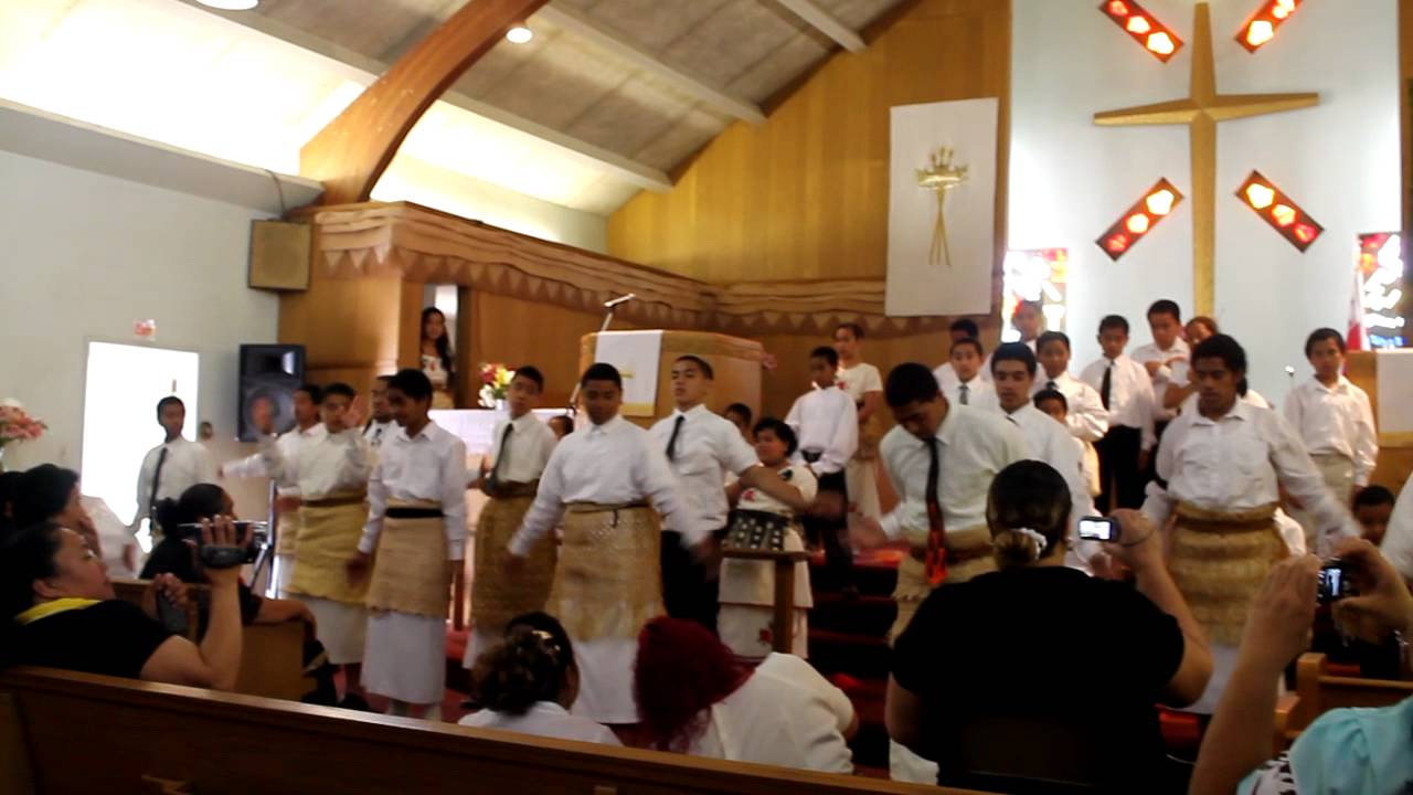 Lennox Tongan UMC Youth's action song YouTube