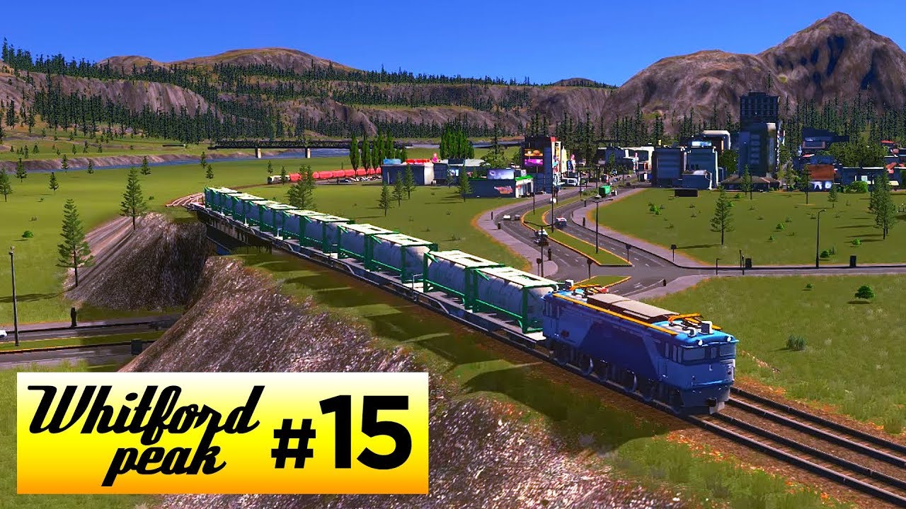 FREIGHT TRAINS Cities Skylines Whitford Peak [15] YouTube