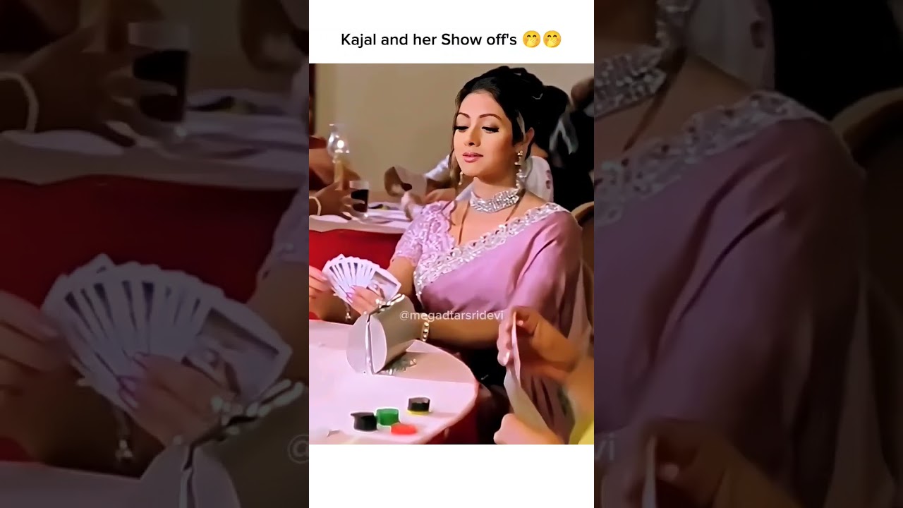Sridevi as Kajal and her show off's 🤣 