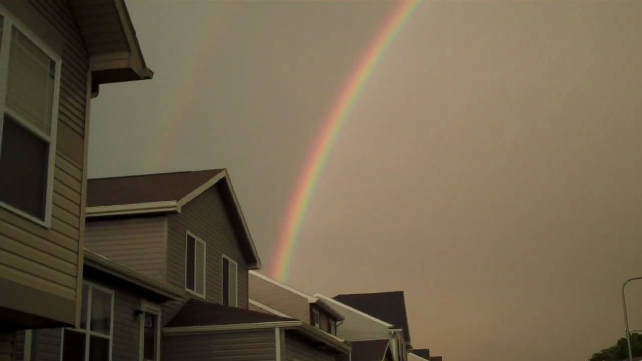 Omaha Rainbow After Storm YouTube