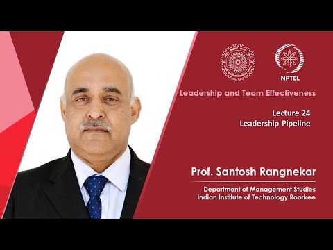 Lecture 24: Leadership Pipeline
