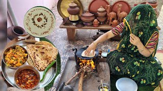 चूल्हे का खाना #rajasthani food and farming