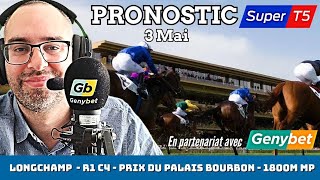 🔴 Pronostic Quinté / Super Top5 Dimanche 3 Mai 2026. Longchamp 🔴 Prix du Palais Bourbon