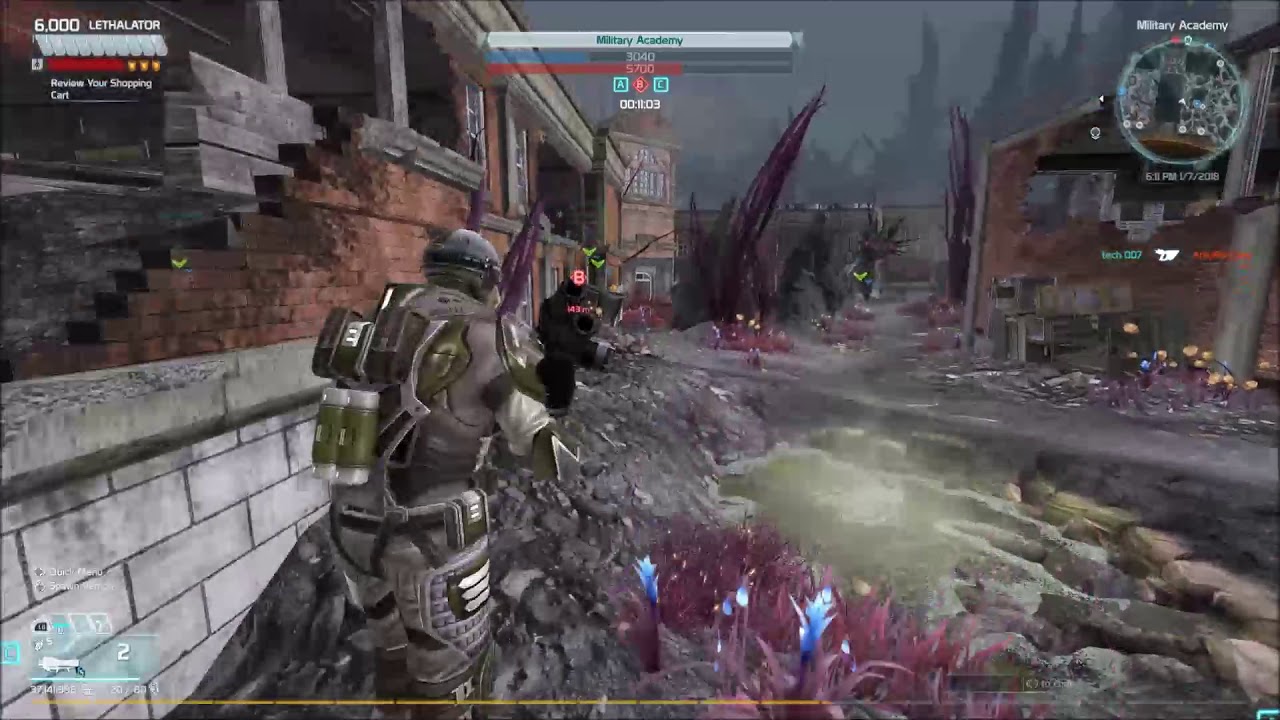 Defiance Gameplay 1/7/2018- Military Academy- Capture And Hold PVP- pc