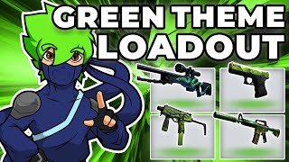 CSGO Cheap Green Theme Loadout For CS2