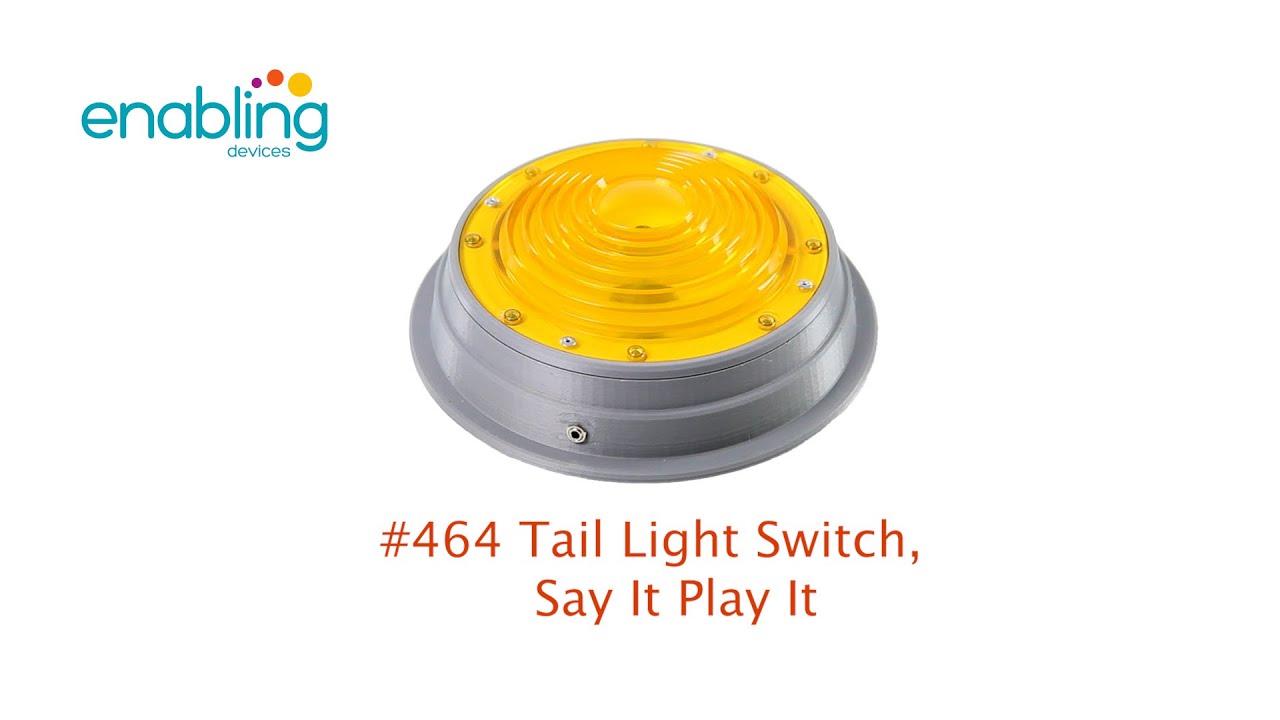 Say It Play It Tail Light Switch (Yellow) | Enabling Devices