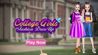 College Girls Fashion Dress up Game || Ad 01 - 1280x720 screenshot 3
