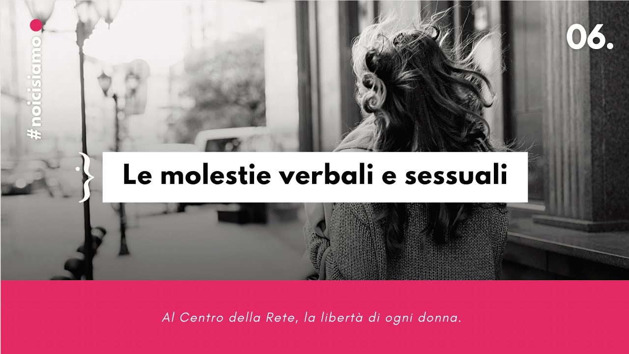 Le molestie verbali e sessuali