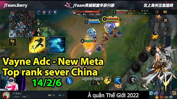 Vayne Tốc chiến | Meta mới Xạ thủ mang Tốc Hành đang Hot ở sever Trung sẽ có gì đặc biệt? | JT Berry