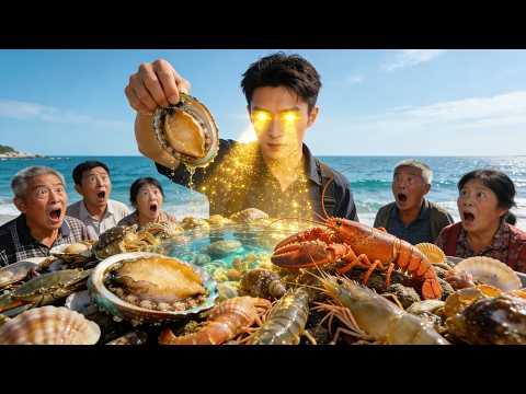 A poor man awakens a divine eye and sees treasures under the sea.#drama #shortdrama