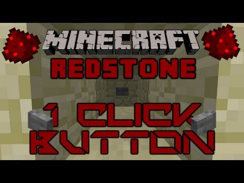 Minecraft Redstone: One Click Button