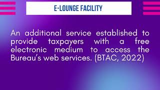 E-Lounge Facility