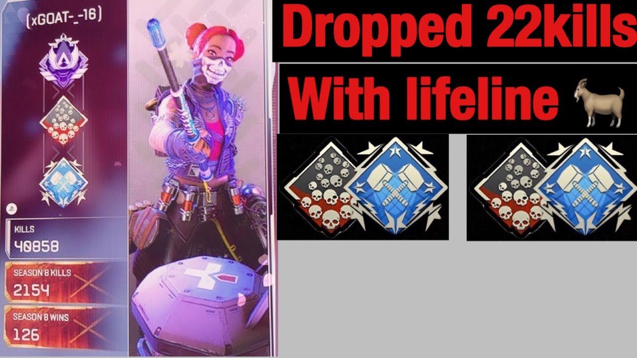 Drop 22 kills with lifeline season 8 