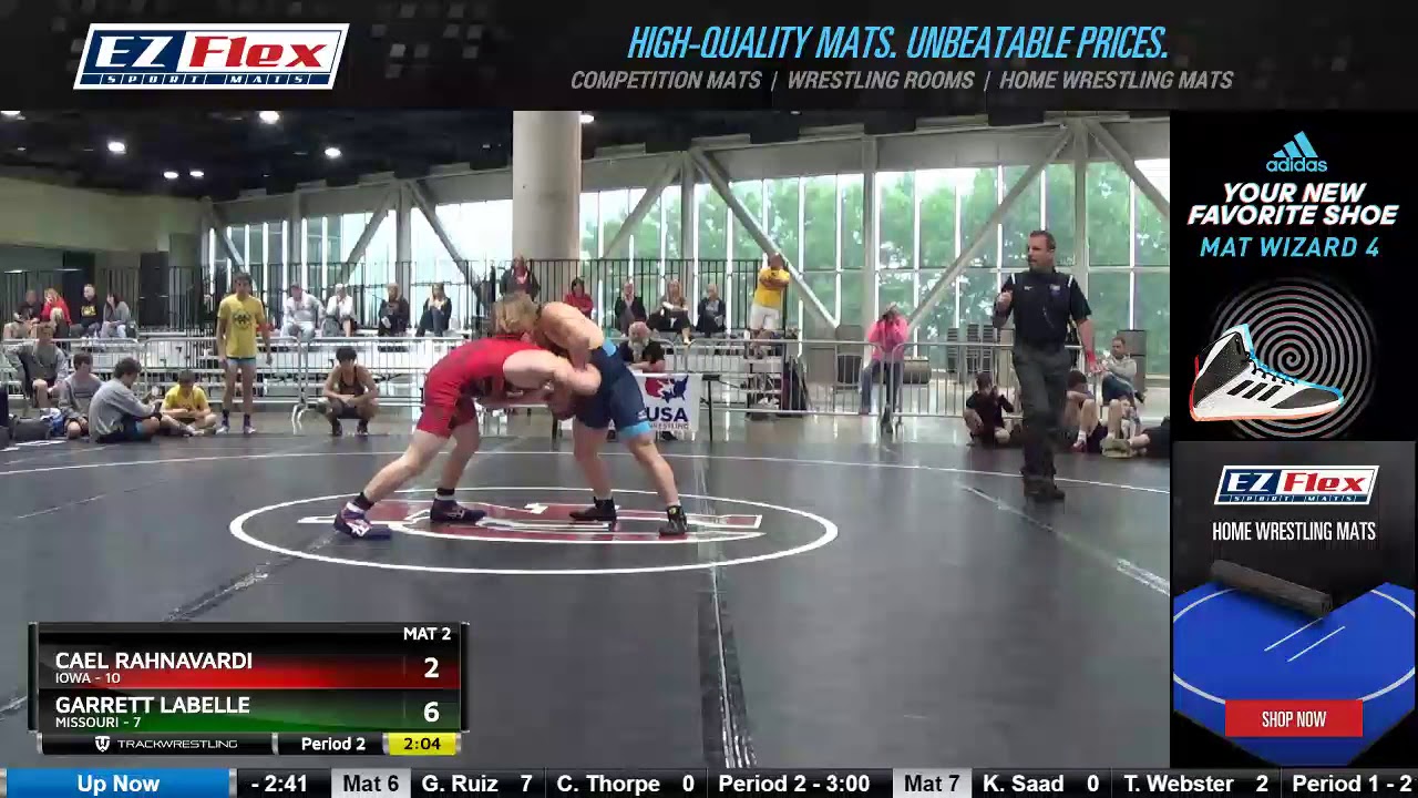 Mat 2 138 Cael Rahnavardi Iowa Vs Garrett LaBelle Missouri YouTube