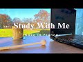 3 hour study with me  calm piano music  study at the library