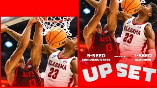 SDSU defeats ALABAMA Highlights and Player Coach Reaction. #Elite8 #SDSU #GoAztecs Profile