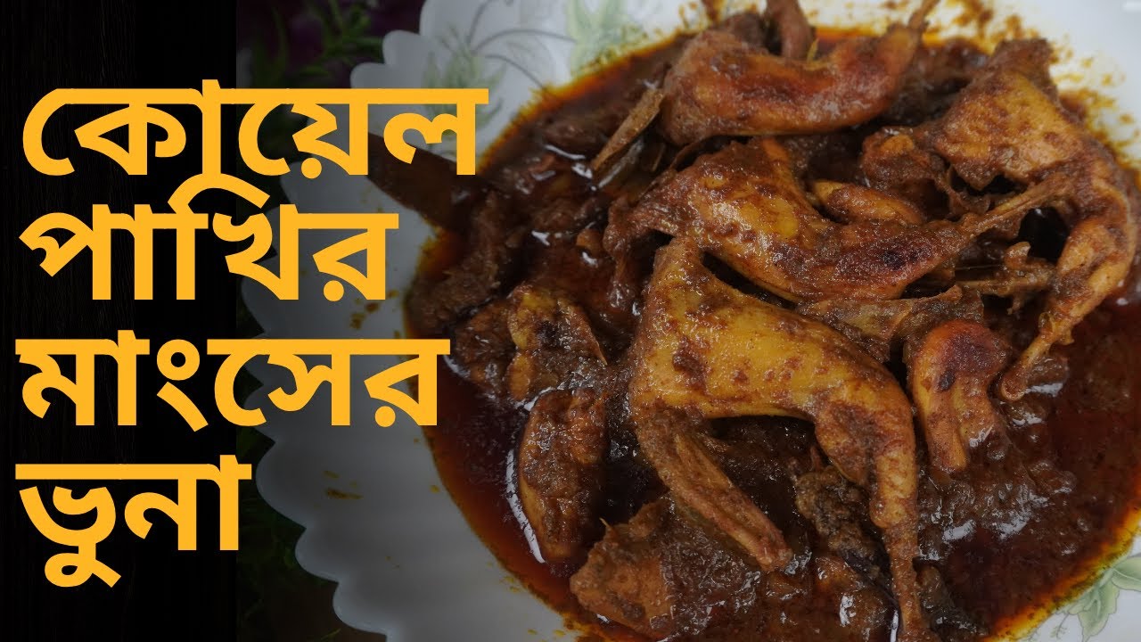 কোয়েল পাখি ভুনা রান্নার সহজ উপায় 😋 Quail Bird Bhuna Recipe | Koel Pakhi Bhuna Recipe