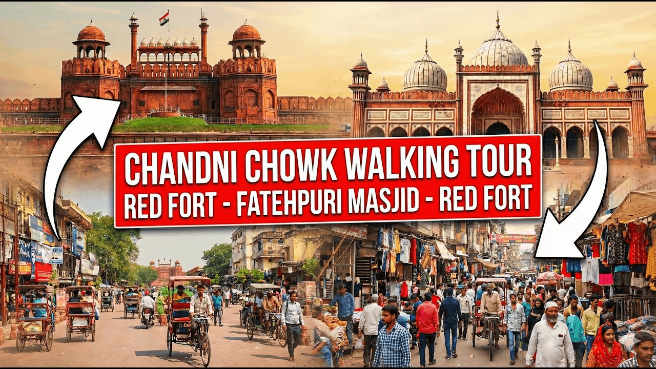 Chandni Chowk Market - Old Dehli | India 🇮🇳 | Walking Tour