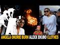 Backlash As Angela Okorie Burn Alexx Ekubo's Funeral Clothes